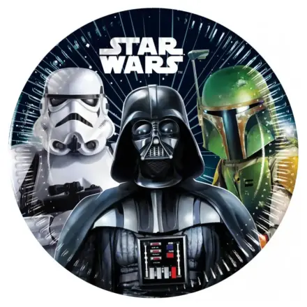Star Wars Galaxy papírtányér 8 db-os 20 cm FSC termékfotó