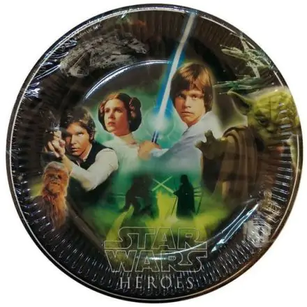 Star Wars Heroes Papírtányér 8 db-os 23 cm termékfotó