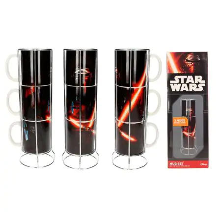 Star Wars Kylo Ren 3 egymásra rakható bögre csomag termékfotó