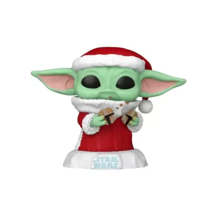 Star Wars: Mandalorian Funko POP! Vinyl figura Holiday Grogu 9 cm termékfotója