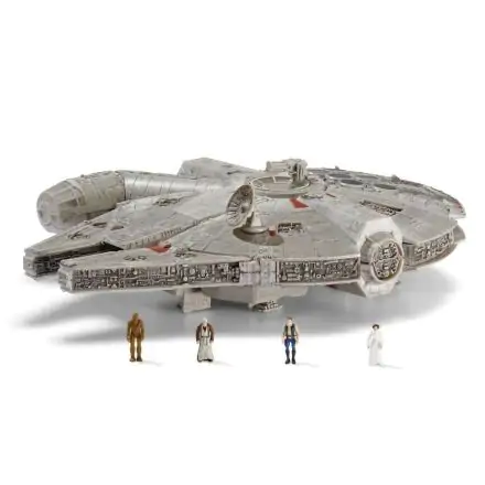 Star Wars Micro Galaxy Squadron Feature Millennium Falcon jármű és figura csomag 22 cm termékfotója