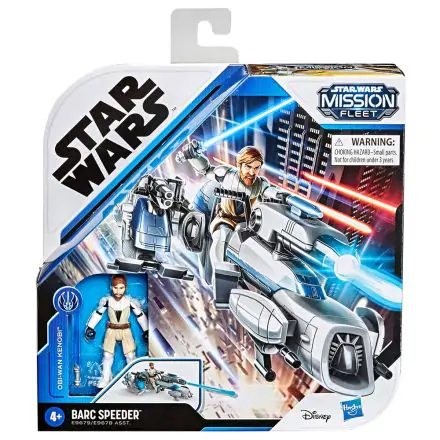 Star Wars Mission Fleet Obi-Wan Kenobi + Barc Speeder csomag figura termékfotó