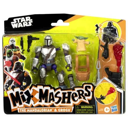 Star Wars Mix Mashers The Mandalorian & Grogu Deluxe figura 12cm termékfotó