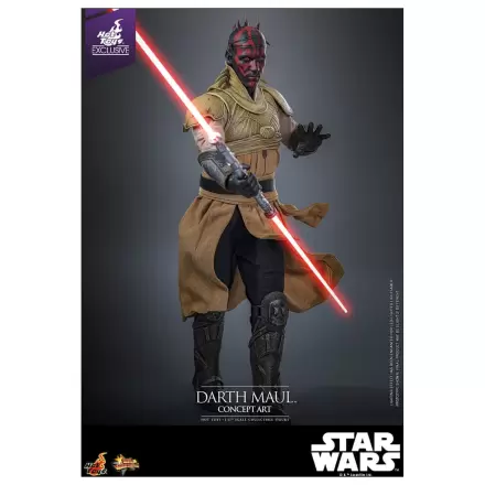 Star Wars Movie Masterpiece 1/6 Darth Maul (Concept Art) Hot Toys Exkluzív akciófigura 35 cm termékfotó