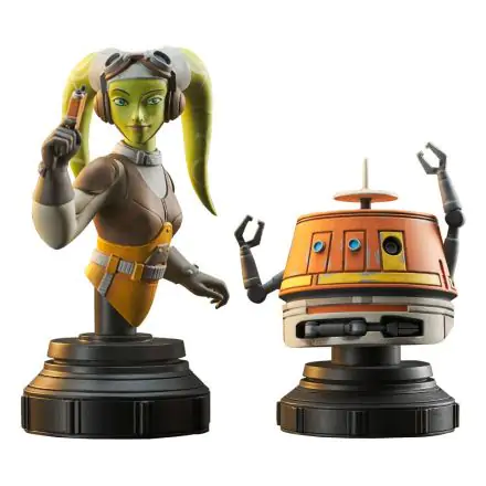 Star Wars Rebels Hera & Chopper mellszobor figura csomag 15 cm termékfotó