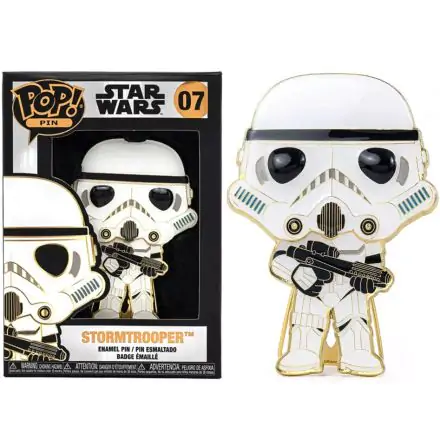 Star Wars StormTrooper Big Enamel POP kitűző 10cm termékfotó