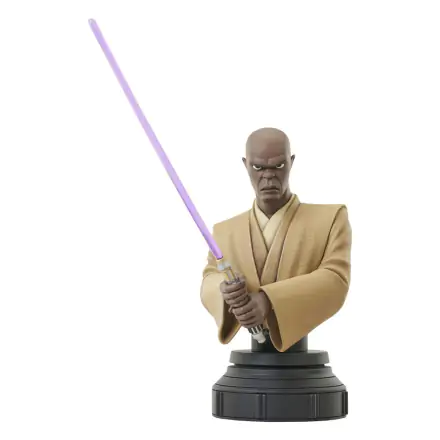 Star Wars The Clone Wars 1/7 Mace Windu mellszobor figura 15 cm termékfotó