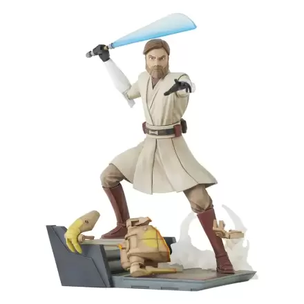 Star Wars: The Clone Wars Deluxe Gallery General Obi-Wan Kenobi PVC szobor figura 23 cm termékfotója