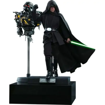 Star Wars The Mandalorian 1/6 Luke Skywalker (Deluxe Version) akciófigura 30 cm termékfotó