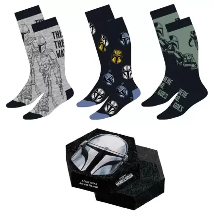 Star Wars: The Mandalorian 3 db-os zokni csomag 38-45  termékfotó