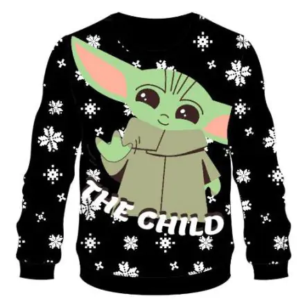 Star Wars The Mandalorian Baby Yoda karácsonyi kötött pulóver termékfotó