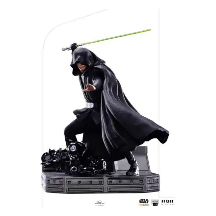 Star Wars The Mandalorian BDS Art Scale 1/10 Luke Skywalker Combat Version szobor figura 24 cm termékfotó