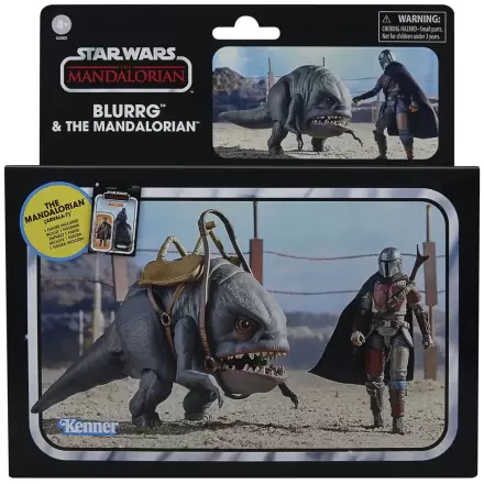 Star Wars The Mandalorian - Blurrg & Mandalorian 2db-os figura csomag 9,5cm termékfotója