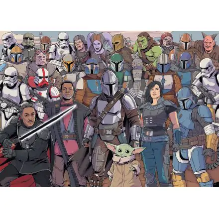 Star Wars The Mandalorian Challenge Baby Yoda puzzle (1000 darab) termékfotó