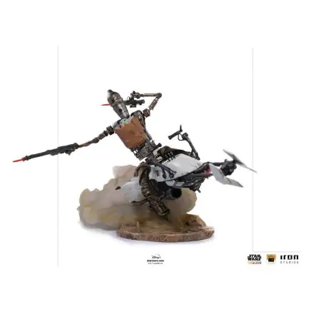 Star Wars The Mandalorian Deluxe Art Scale 1/10 IG-11 & The Child szobor figura 20 cm termékfotó