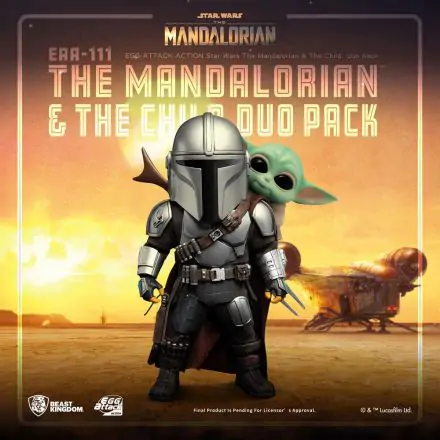 Star Wars The Mandalorian Egg Attack Action The Mandalorian & The Child akciófigurák 7 - 17 cm termékfotó