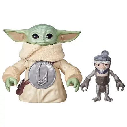 Star Wars: The Mandalorian & Grogu elektromos akciófigura Huggin' Grogu & Anzellan 17 cm termékfotó