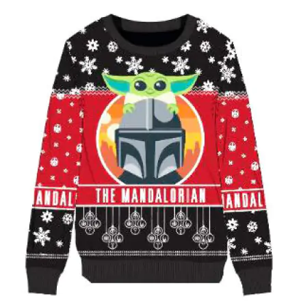 Star Wars The Mandalorian Grogu karácsonyi pulóver termékfotó