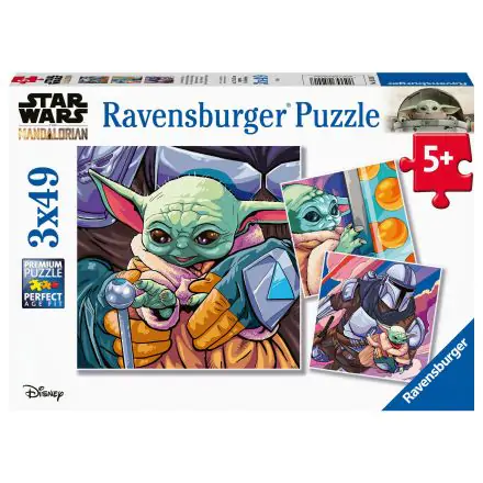 Star Wars The Mandalorian Grogu Moments puzzle (3x49 darab) termékfotó