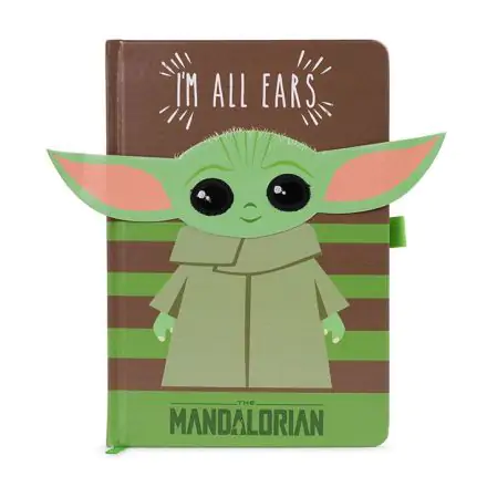 Star Wars The Mandalorian I'm All Ears Green prémium jegyzetfüzet termékfotója