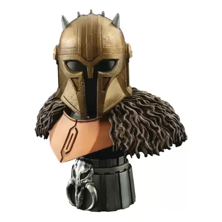 Star Wars: The Mandalorian Legends in 3D 1/2 The Armorer mellszobor figura 25 cm termékfotó