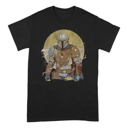 Star Wars The Mandalorian póló Distressed Warrior termékfotó