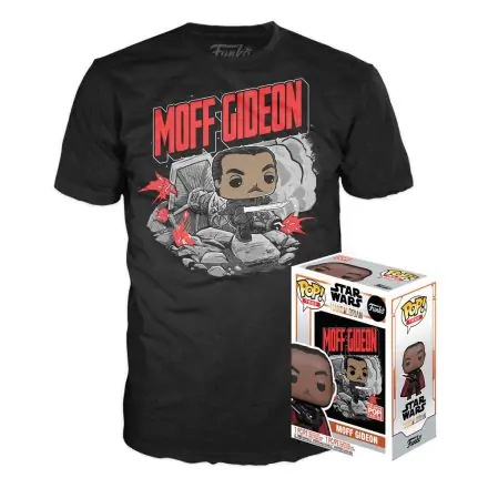 Star Wars The Mandalorian POP! & Tee Box Moff Gideon figura és póló csomag termékfotó