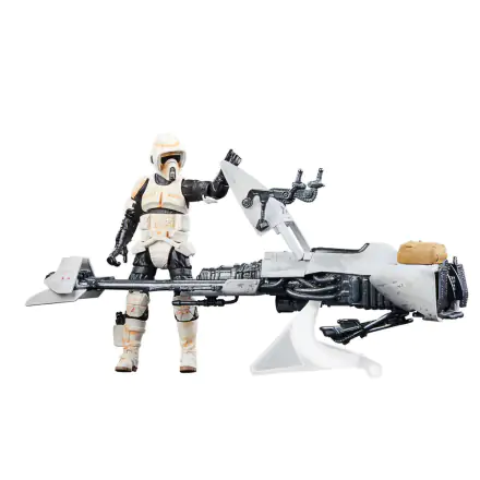 Star Wars the Mandalorian Speeder Bike Scout Trooper & Grogu figura 9cm termékfotója