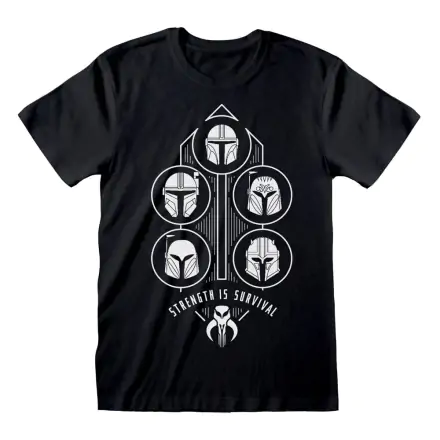 Star Wars: The Mandalorian Strength is Survival póló termékfotó
