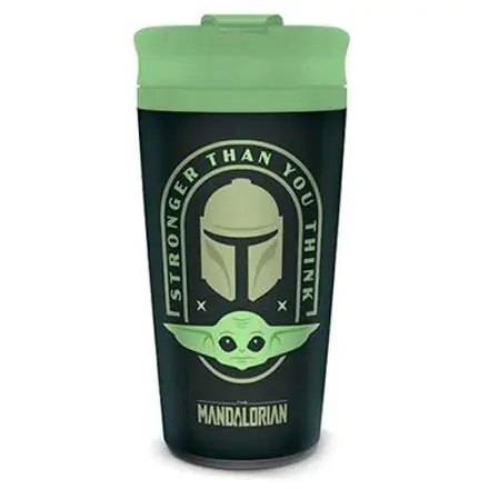 Star Wars The Mandalorian Travel Mug Stronger Than You Think termékfotója