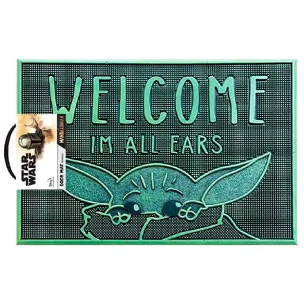 Star Wars The Mandalorian Yoda The Child Welcome Im All Ears lábtörlő termékfotó