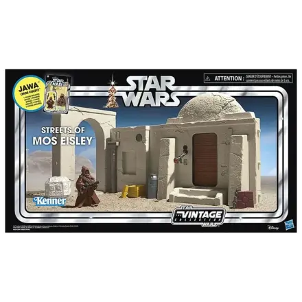 Star Wars Episode IV Vintage Collection Playset Streets of Mos Eisley with Jawa akciófigura termékfotó