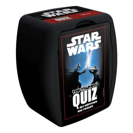 Star Wars Top Trumps Quiz Német nyelvű kártyajáték termékfotó