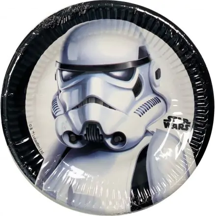 Star Wars Troopers Papírtányér 8 db-os 19,5 cm termékfotó