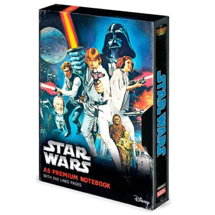 Star Wars VHS prémium A5 jegyzetfüzet termékfotója