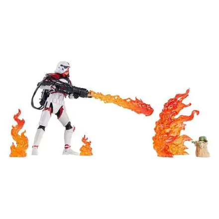 Star Wars Vintage Kollekció Incinerator Trooper and Grogu figura 10cm termékfotó