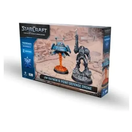 StarCraft TMG Hero Expansion Set Terran: Jim Raynor & Point Defense Drone termékfotó