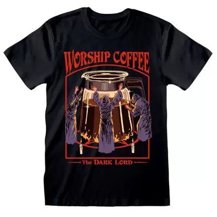 Steven Rhodes Worship Coffee felnőtt póló termékfotó