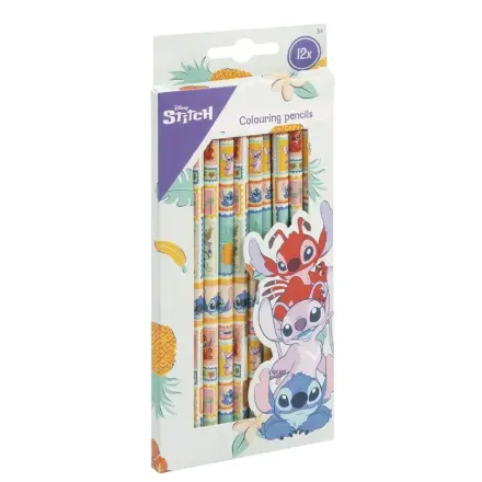 Stitch Aloha színes ceruza szett 12 db-os termékfotó