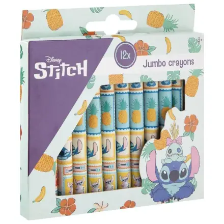 Stitch Aloha zsírkréta 12 db-os termékfotó