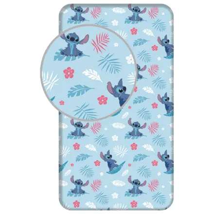 Stitch Blue gumis lepedő 90x200 cm termékfotó