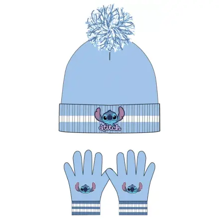 Stitch Blue gyerek sapka + kesztyű szett termékfotó