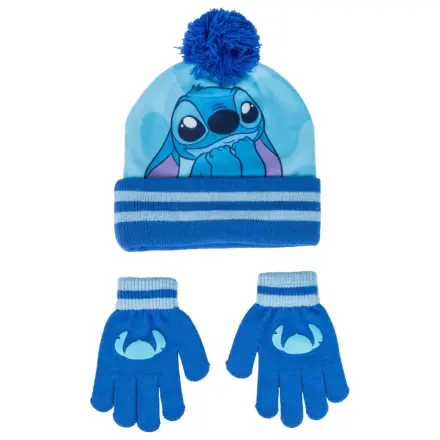 Stitch Blue gyerek sapka + kesztyű szett termékfotó