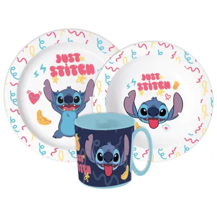 Stitch Just étkészlet, micro műanyag szett bögrével termékfotó