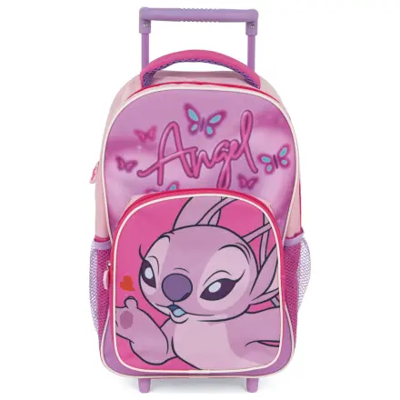 Stitch Pink Angel gurulós ovis hátizsák, táska 36 cm termékfotó