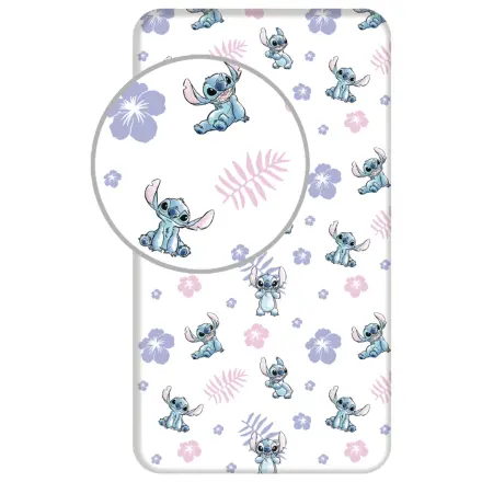 Stitch White gumis lepedő 90x200 cm termékfotó
