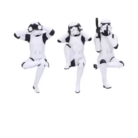 Stormtrooper Three Wise Sitting Stormtroopers figurák 11 cm termékfotója