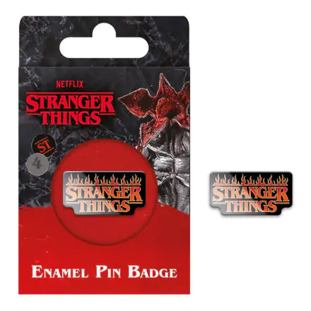 Stranger Things 4 Fire Logo kitűző termékfotója