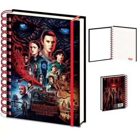 Stranger Things A5 jegyzetfüzet termékfotó