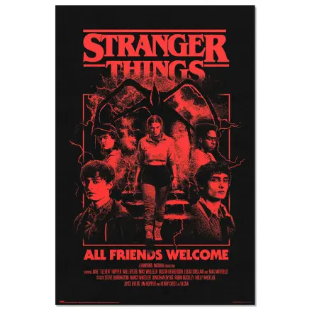 Stranger Things All Friends Welcome poszter termékfotó